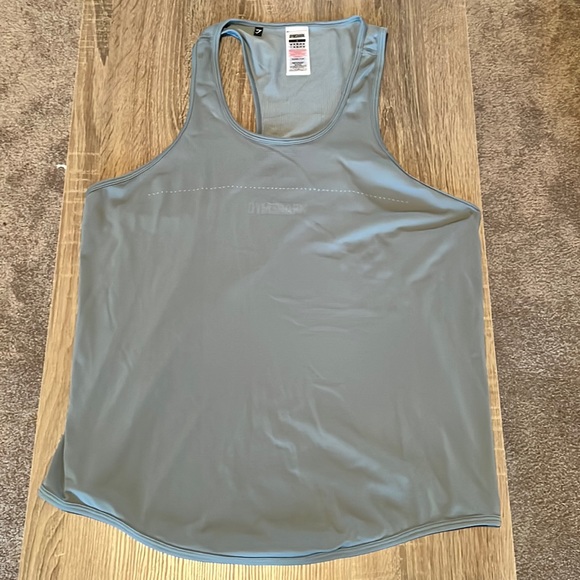 Gymshark Tops - Gymshark Breeze Lightweight Seamless Vest - Turquoise - Small